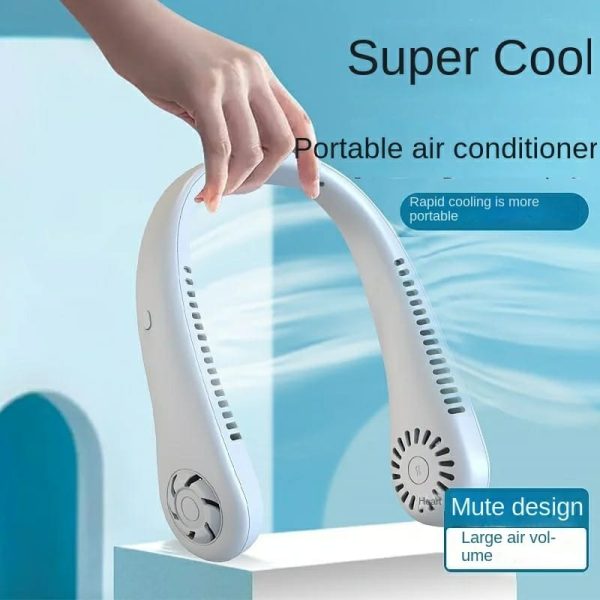 Portable Neck Fan – Hands-Free Cooling Anywhere, Anytime!