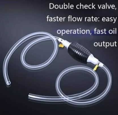 2M Multipurpose Liquid Transfer Pump – Manual Fuel, Oil, and Water Siphon with Hand Pump