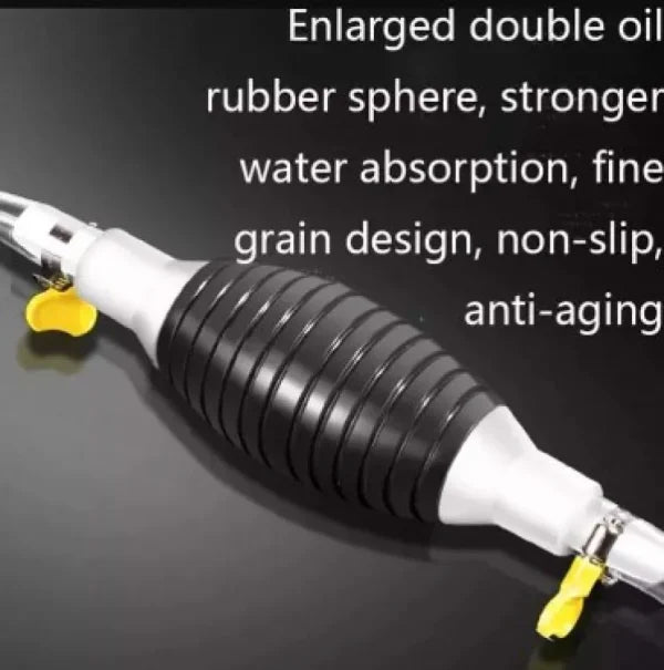 2M Multipurpose Liquid Transfer Pump – Manual Fuel, Oil, and Water Siphon with Hand Pump