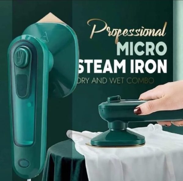 Portable Mini Steam Iron – Travel-Friendly Garment Steamer with 80ml Tank & Ceramic Soleplate (40W)