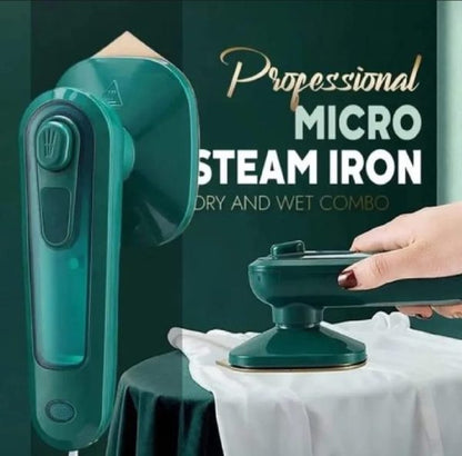 Portable Mini Steam Iron – Travel-Friendly Garment Steamer with 80ml Tank & Ceramic Soleplate (40W)