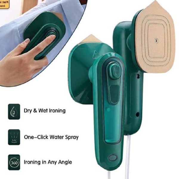 Portable Mini Steam Iron – Travel-Friendly Garment Steamer with 80ml Tank & Ceramic Soleplate (40W)