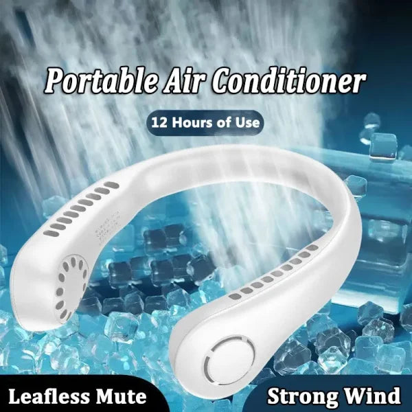 Portable Neck Fan – Hands-Free Cooling Anywhere, Anytime!
