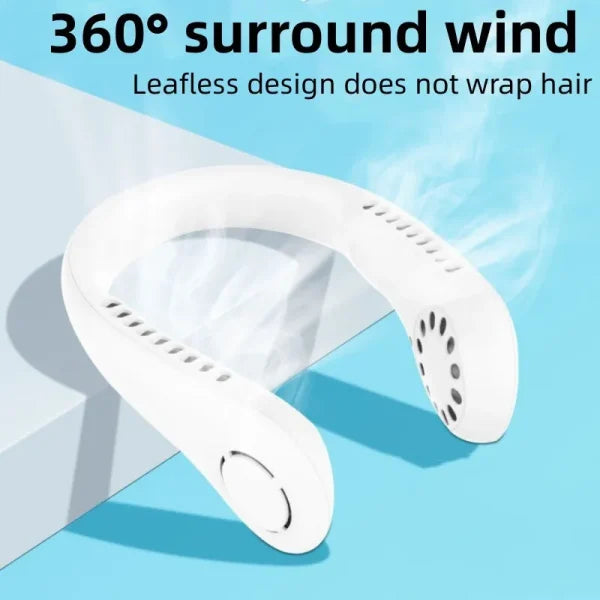 Portable Neck Fan – Hands-Free Cooling Anywhere, Anytime!