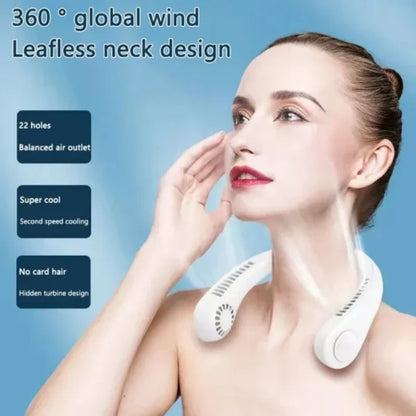 Portable Neck Fan – Hands-Free Cooling Anywhere, Anytime!